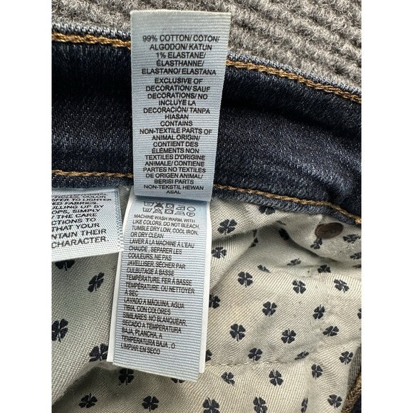 Lucky Brand Jeans Men 34x32 Blue 363 Straight Classic Dark Wash Stretch Denim - Picture 8 of 16